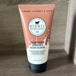 NWT Dionis Creamy Coconut & Oats Goat Milk Whipped Body Scrub 6oz